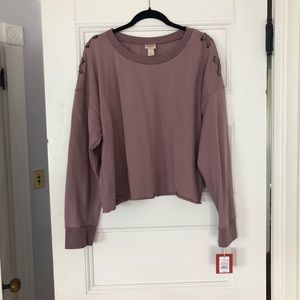 Mossimo Crop Sweatshirt